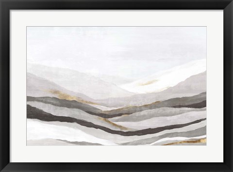 Framed Far Away Land II Neutral Version Print