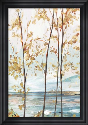 Framed Sage Tree Forest I Print