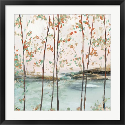Framed Sage Tree Forest II Print