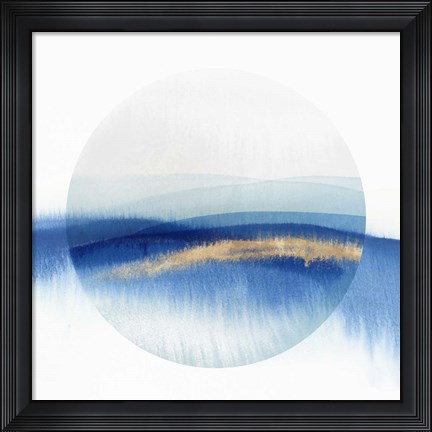 Framed Indigo Eclipse II Print