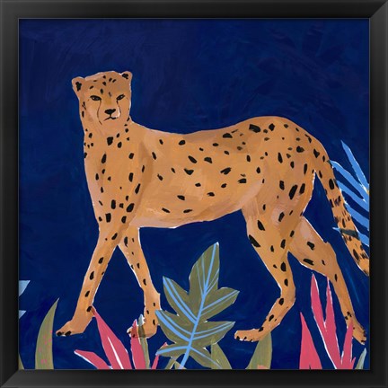 Framed Cheetah I Print