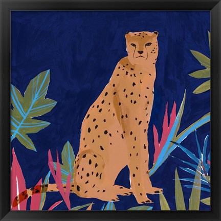 Framed Cheetah II Print