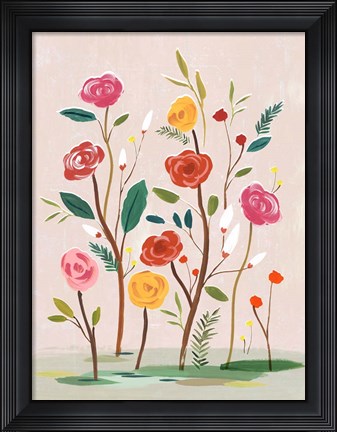 Framed Pink Efflorescence Print