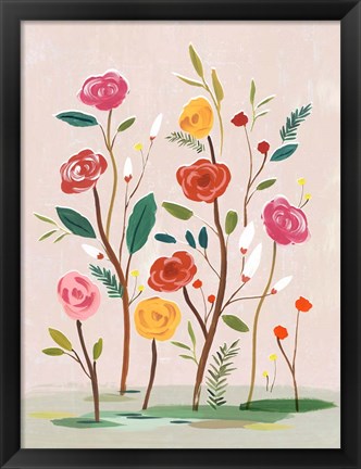 Framed Pink Efflorescence Print