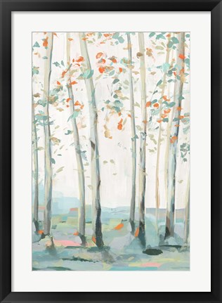 Framed Emerald Forest I Print