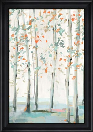 Framed Emerald Forest II Print
