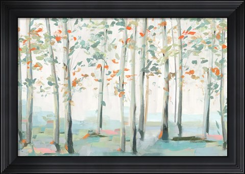 Framed Emerald Forest III Print