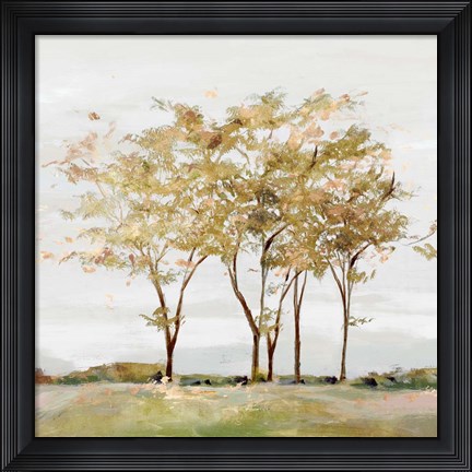 Framed Golden Acre Wood Print