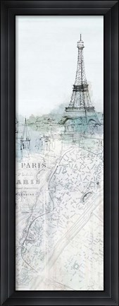 Framed Soir De Paris II Print