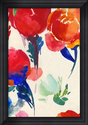 Framed Fresh Spring Florals I Print
