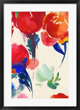 Framed Fresh Spring Florals I Print