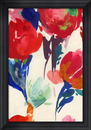 Framed Fresh Spring Florals II Print