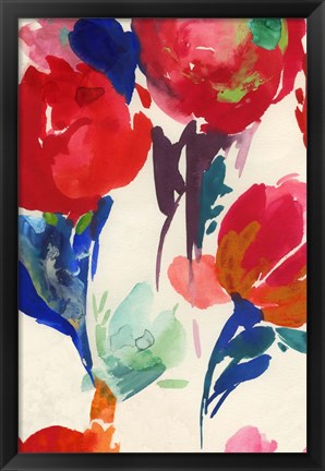Framed Fresh Spring Florals II Print