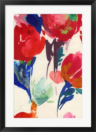 Framed Fresh Spring Florals II Print