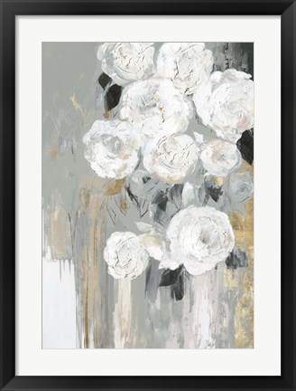 Framed Cascading Gray Print