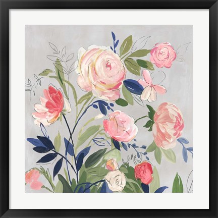Framed Rose of Summer Print