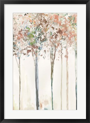 Framed Golden Trees I Print
