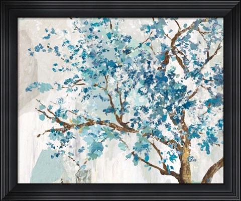 Framed Indigo Oak Print