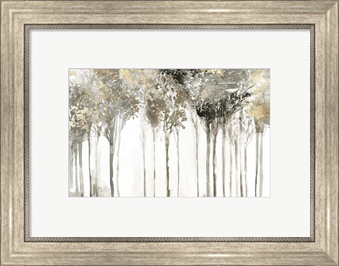 Framed Golden Forest Lookout Print