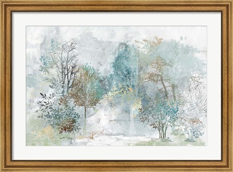 Framed Mysterious Forest Print