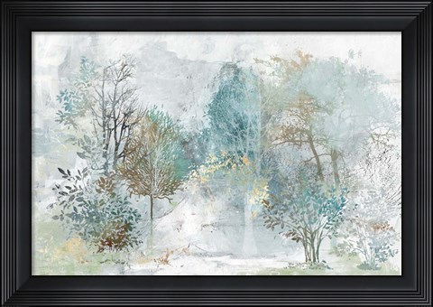 Framed Mysterious Forest Print