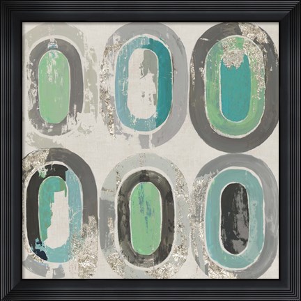 Framed Concentric Emotion II Print