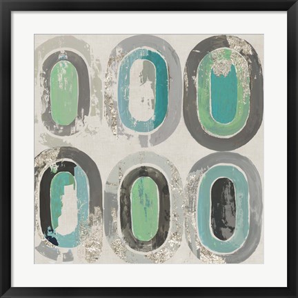 Framed Concentric Emotion II Print