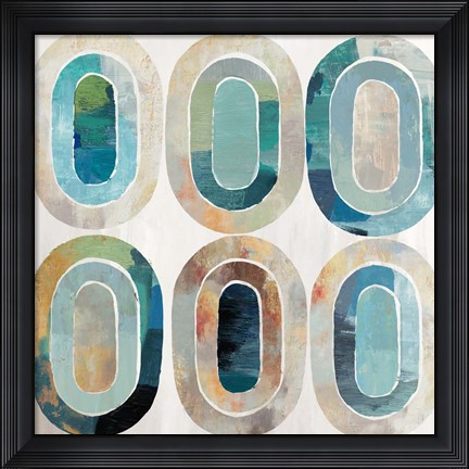 Framed Concentric Emotion III Print