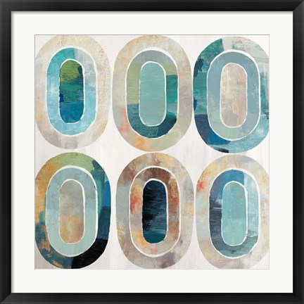 Framed Concentric Emotion III Print