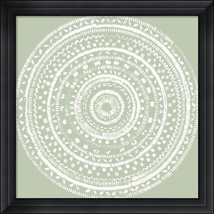 Framed Circles of Life II Print