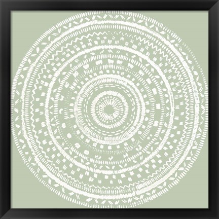 Framed Circles of Life II Print