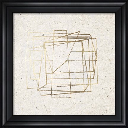 Framed Golden Embrace II Print