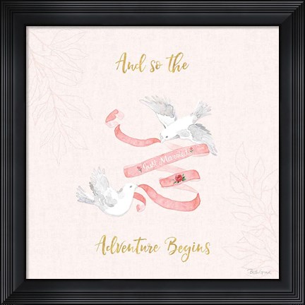 Framed All You Need is Love X Pink Print