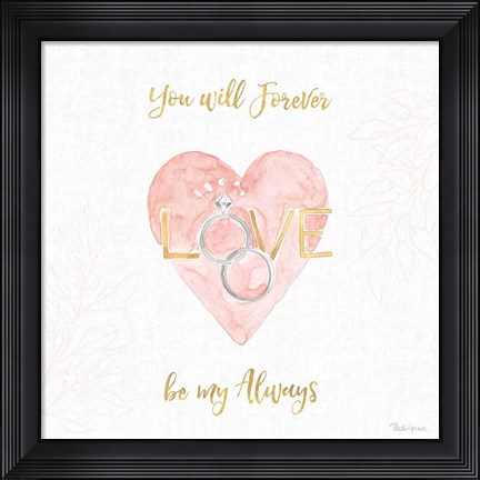 Framed All You Need is Love XI Print