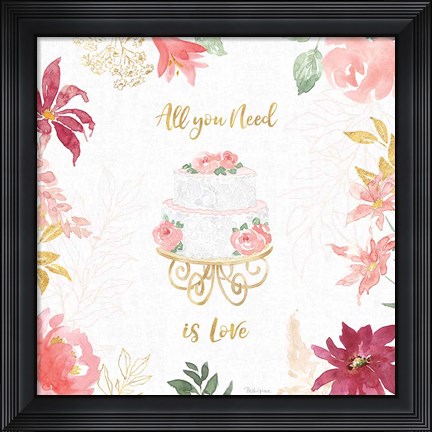 Framed All You Need is Love V Print