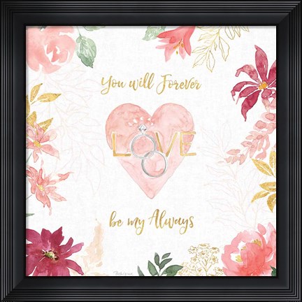 Framed All You Need is Love VII Print