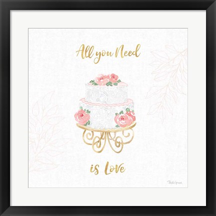 Framed All You Need is Love IX Print