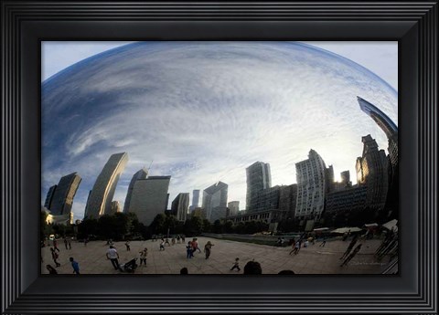 Framed Bean Chicago Print