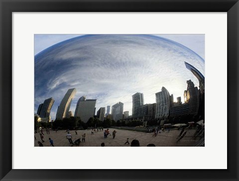 Framed Bean Chicago Print