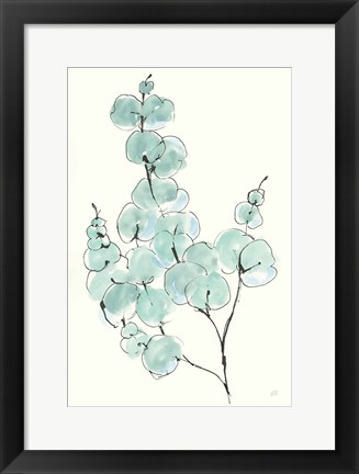 Framed Eucalyptus Branch III Print