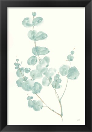 Framed Eucalyptus Branch I Print