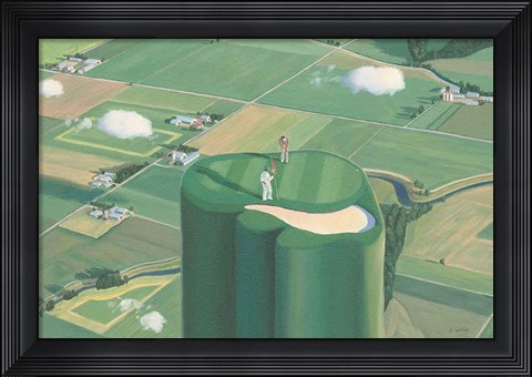 Framed Tee it Up Print