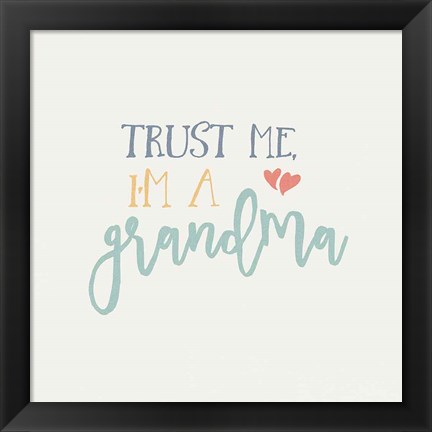 Framed Grandma Inspiration I Color Print