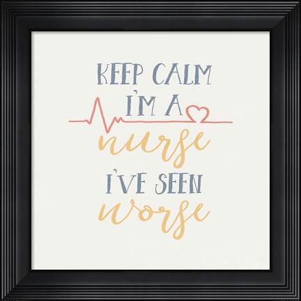 Framed Nurse Inspiration II Color Print