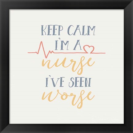 Framed Nurse Inspiration II Color Print