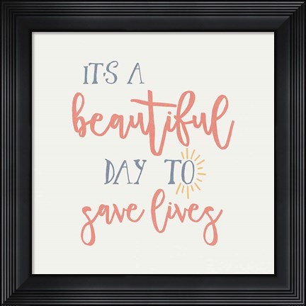 Framed Nurse Inspiration I Color Print