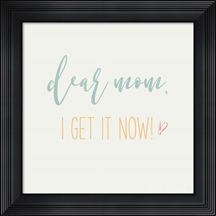 Framed Mom Inspiration I Color Print