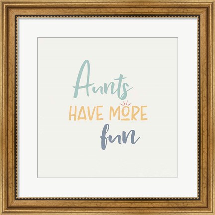 Framed Aunt Inspiration II Color Print