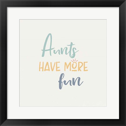Framed Aunt Inspiration II Color Print