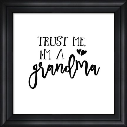 Framed Grandma Inspiration I Print